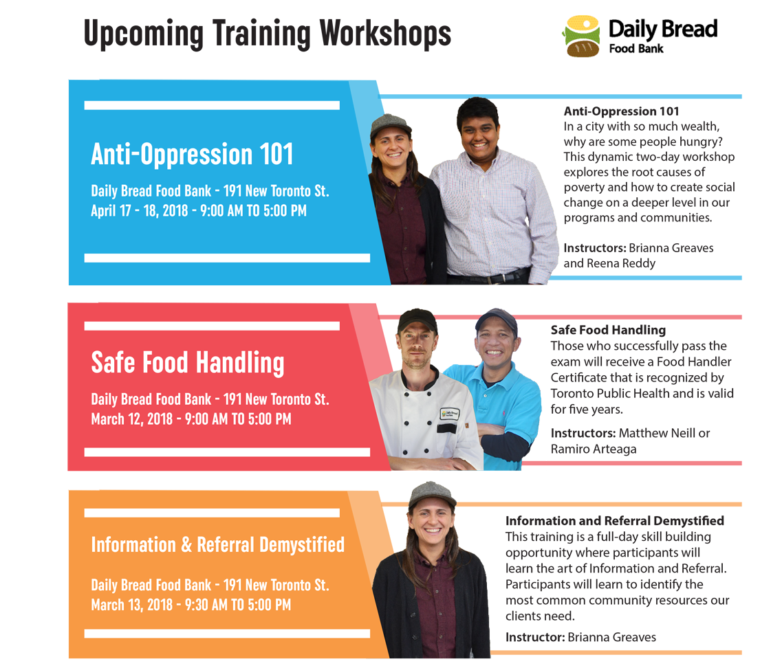 Training Workshops Flyer